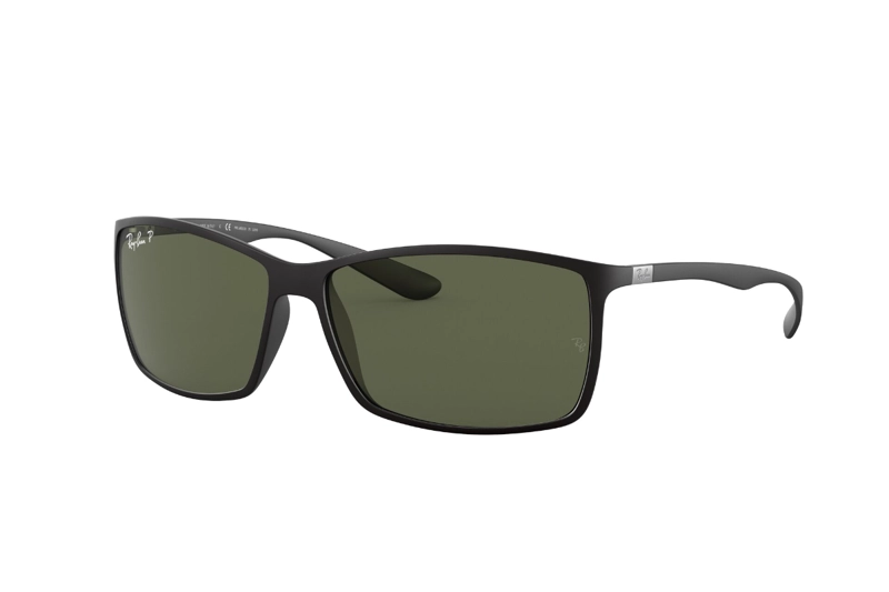 LENTES SOL RAY-BAN LITEFORCE MATTE BLACK POLARIZADOS - 2