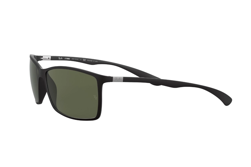LENTES SOL RAY-BAN LITEFORCE MATTE BLACK POLARIZADOS - 3