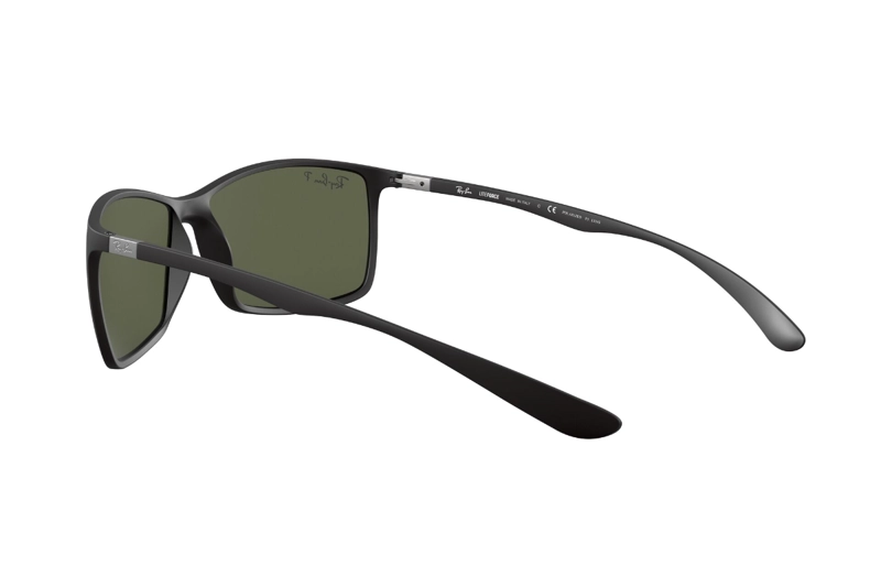 LENTES SOL RAY-BAN LITEFORCE MATTE BLACK POLARIZADOS - 5