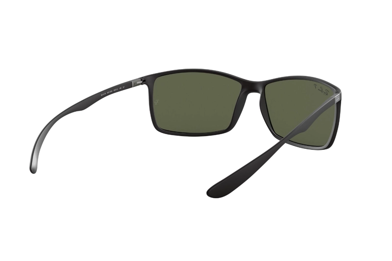 LENTES SOL RAY-BAN LITEFORCE MATTE BLACK POLARIZADOS - 8