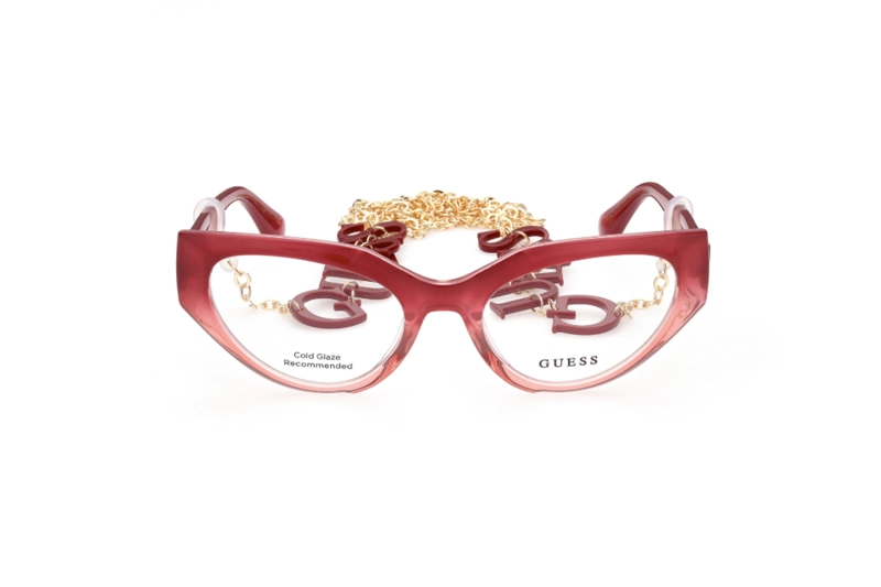 LENTES OPTICOS ROJO GUESS - 1
