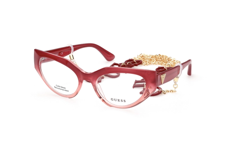 LENTES OPTICOS ROJO GUESS - 2