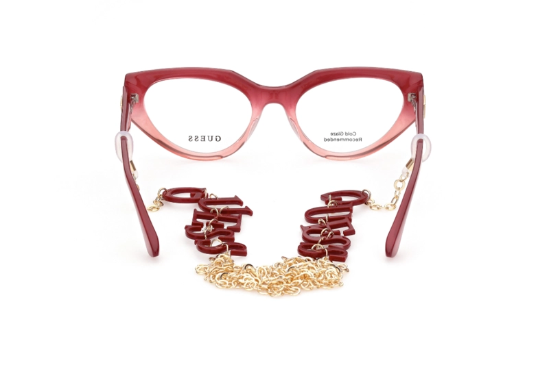 LENTES OPTICOS ROJO GUESS - 4