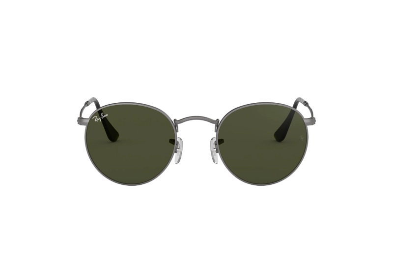 LENTES SOL RAY-BAN ROUND METAL GUNMETAL - 1