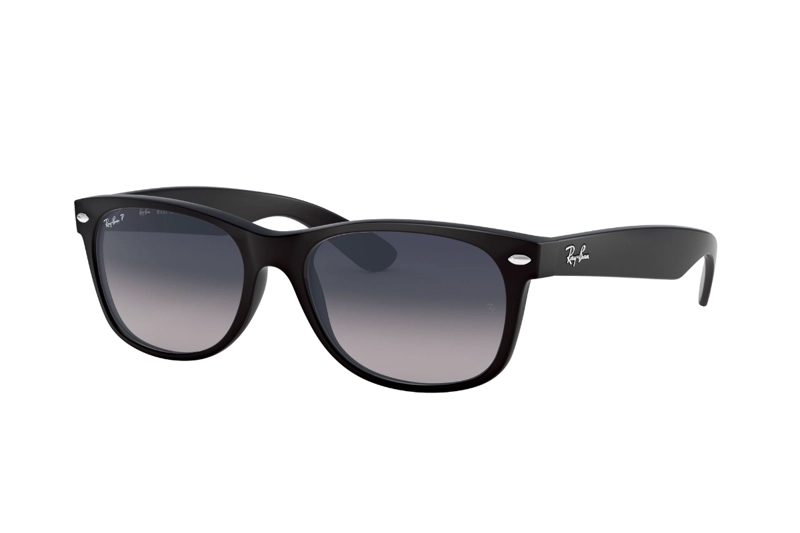 LENTES SOL RAY-BAN NEW WAYFARER POLARIZADOS AZUL - 2