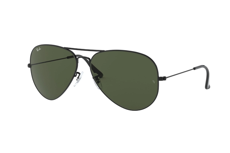 LENTES SOL RAY-BAN AVIATOR LARGE METAL NEGRO - 2