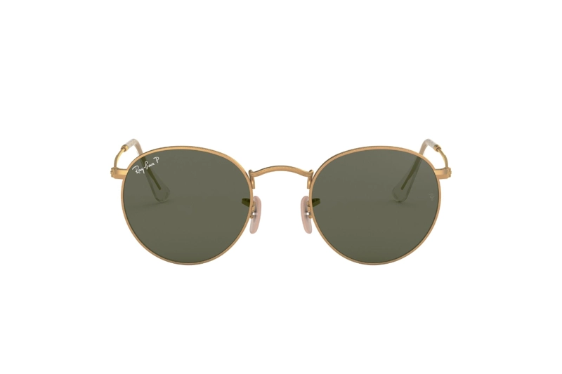 LENTES DE SOL ROUND METAL VERDE POLARIZADOS RAY-BAN - 1