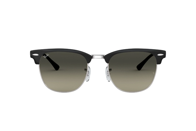 LENTES SOL RAY-BAN CLUBMASTER NEGRO - 1