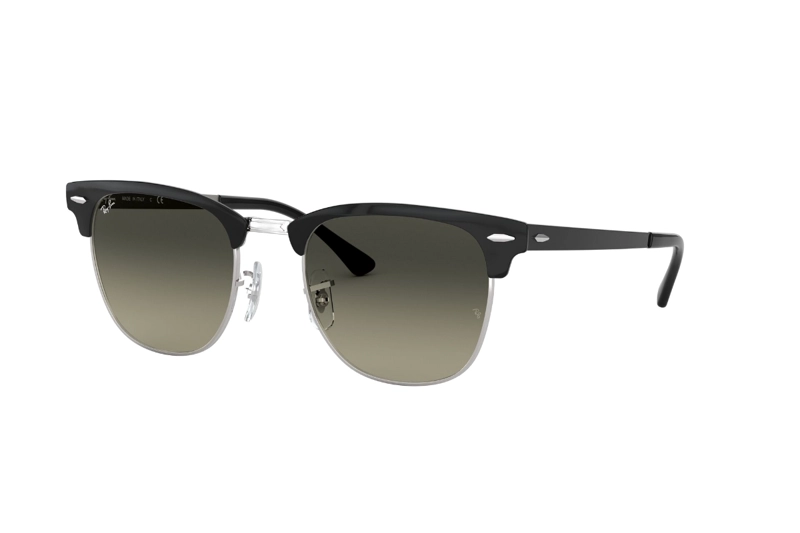 LENTES SOL RAY-BAN CLUBMASTER NEGRO - 2