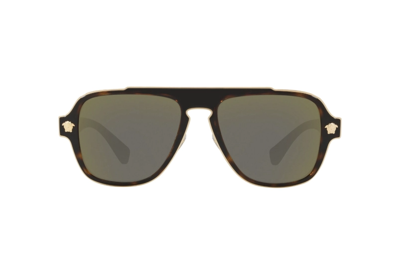 LENTES DE SOL GRIS ESPEJADO VERSACE - 2