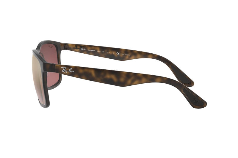 LENTES SOL RAY-BAN VIOLETA ESPEJADO CHROMANCE POLARIZADOS - 3