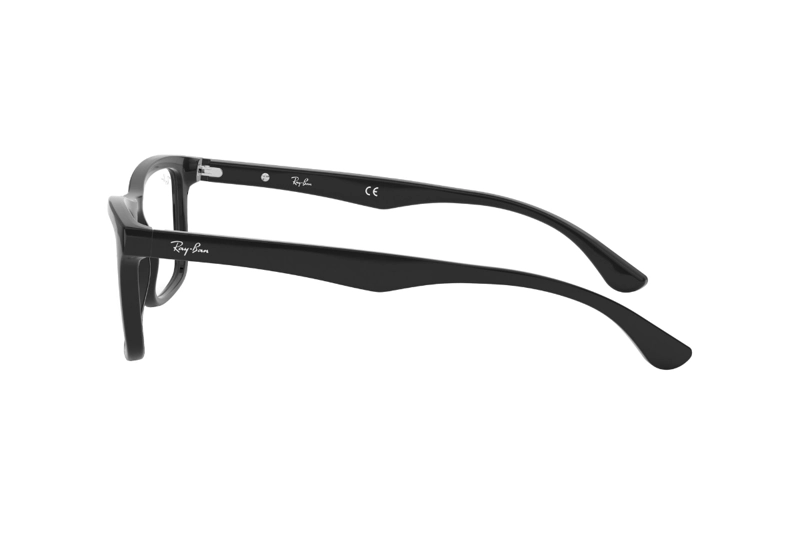 LENTES RAY-BAN ÓPTICOS NEGRO SOBRE DORADO ÓPTICAL - 3