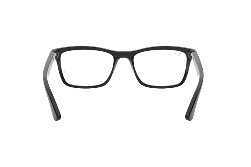 LENTES RAY-BAN ÓPTICOS NEGRO SOBRE DORADO ÓPTICAL - 4