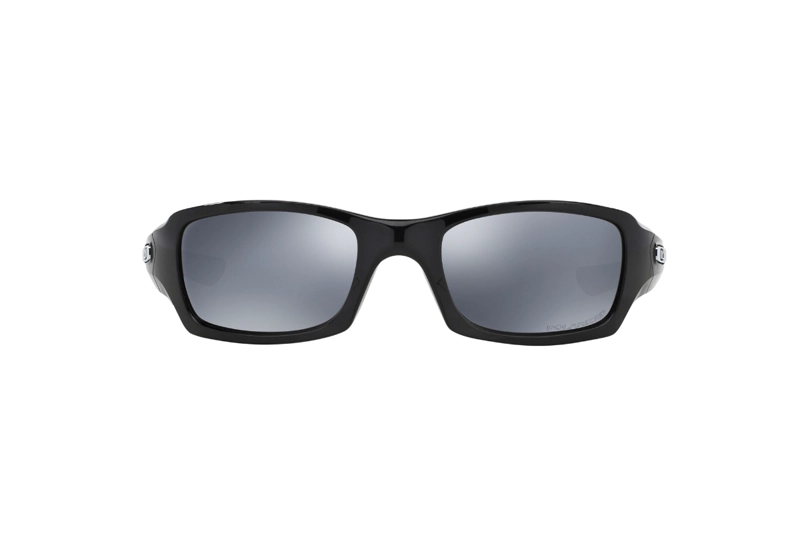 LENTES SOL OAKLEY FIVES SQUARED BLACK IRIDIUM POLARIZADOS - 1