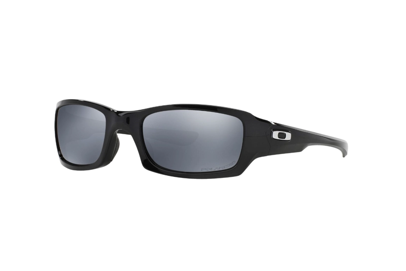 LENTES SOL OAKLEY FIVES SQUARED BLACK IRIDIUM POLARIZADOS - 2