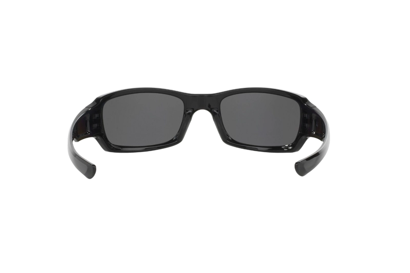 LENTES SOL OAKLEY FIVES SQUARED BLACK IRIDIUM POLARIZADOS - 4