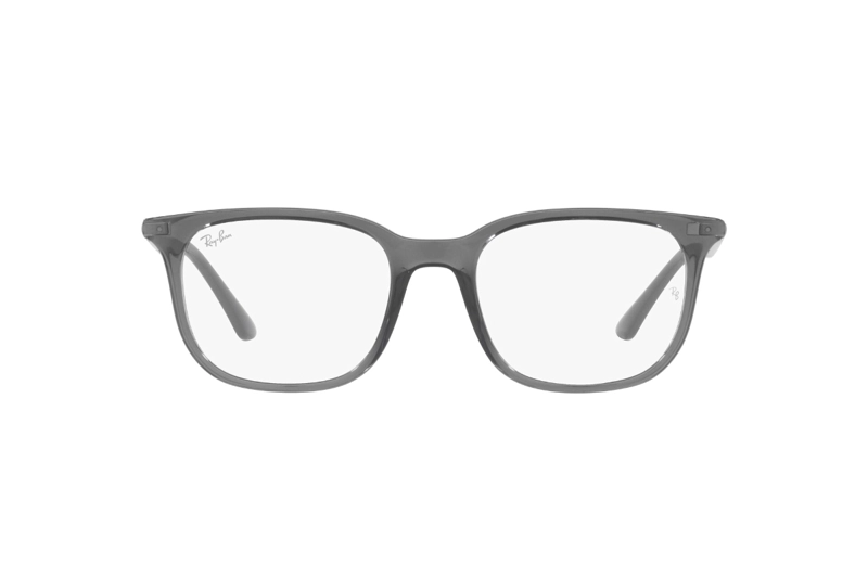 LENTES RAY-BAN ÓPTICOS GRIS TRASLÚCIDO ÓPTICAL - 1