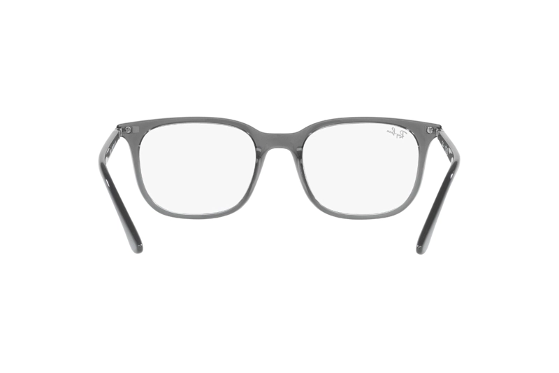 LENTES RAY-BAN ÓPTICOS GRIS TRASLÚCIDO ÓPTICAL - 4