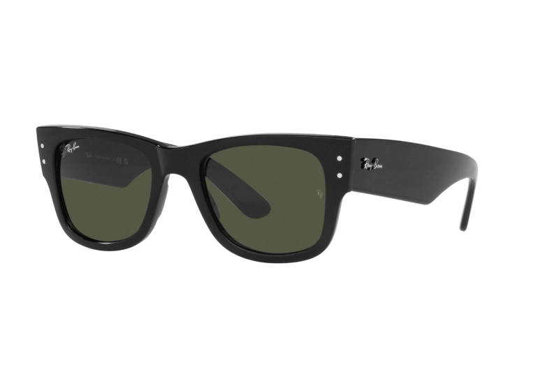 LENTES SOL RAY-BAN MEGA WAYFARER NEGRO - 2