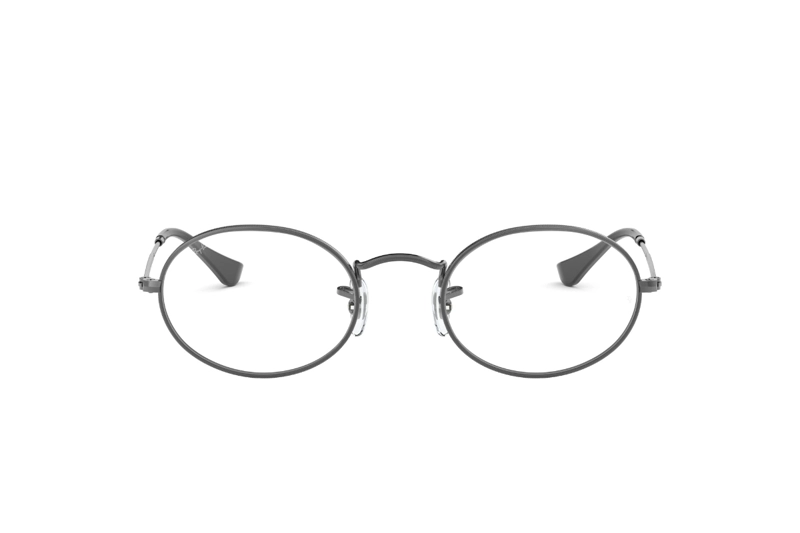 LENTES RAY-BAN ÓPTICOS OVAL GRIS PLOMO ÓPTICAL - 1
