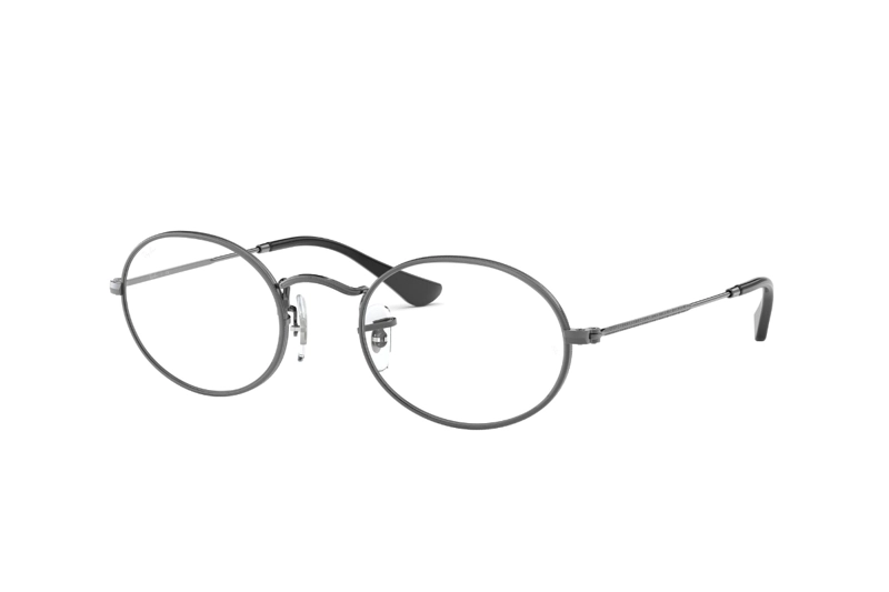 LENTES RAY-BAN ÓPTICOS OVAL GRIS PLOMO ÓPTICAL - 2