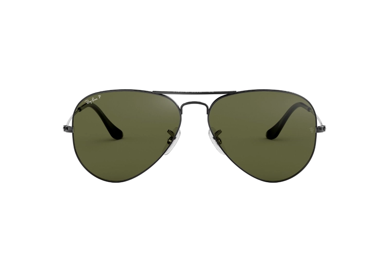 LENTES SOL RAY-BAN AVIATOR VERDE POLARIZADOS - 1