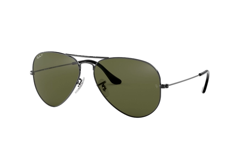 LENTES SOL RAY-BAN AVIATOR VERDE POLARIZADOS - 2