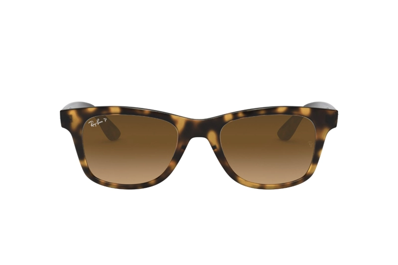 LENTES SOL RAY-BAN MARRÓN DEGRADÉ POLARIZADOS - 1