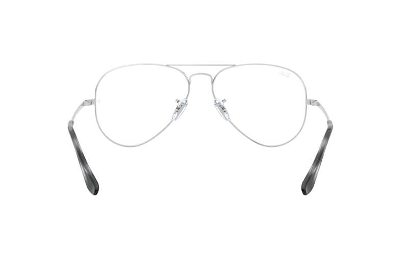 LENTES RAY-BAN ÓPTICOS AVIATOR PLATEADO ÓPTICAL - 4