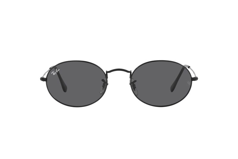 LENTES SOL RAY-BAN OVAL BLACK - 1