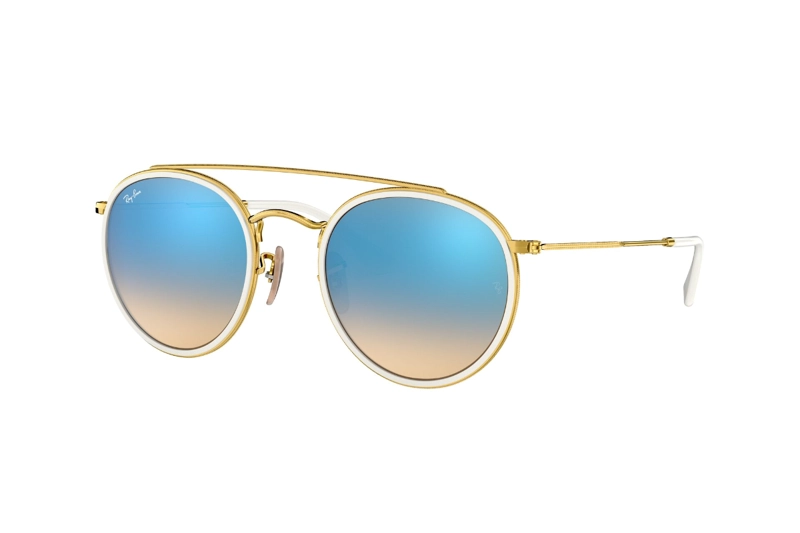 LENTES SOL RAY-BAN BROWN GRADIENT MIRROR BLUE - 2