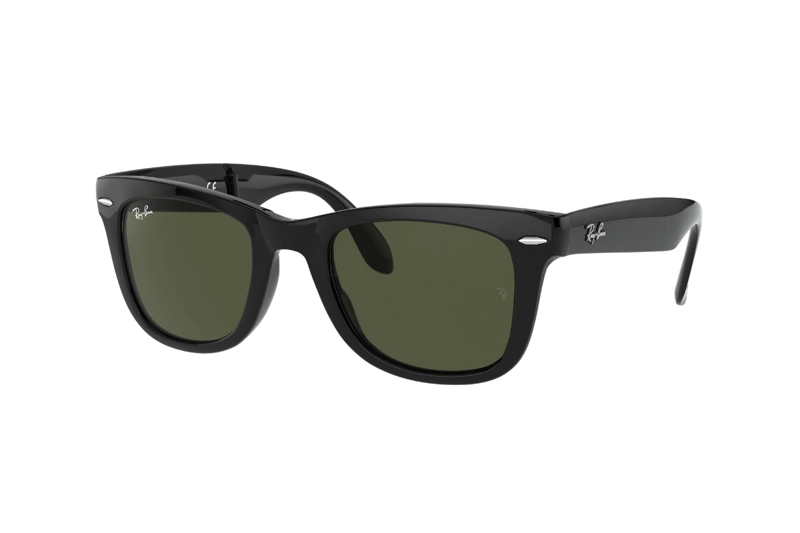 LENTES SOL RAY-BAN WAYFARER FOLDING NEGRO - 2
