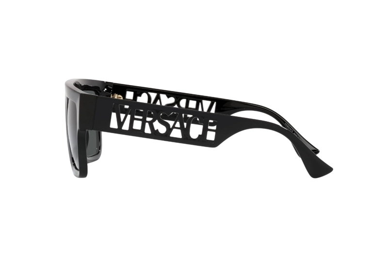 LENTES SOL VERSACE 90S VINTAGE LOGO NEGRO - 4