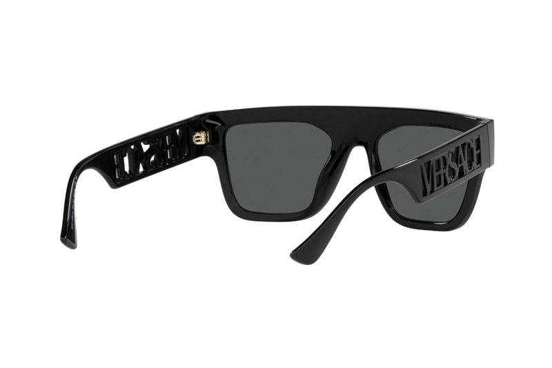 LENTES SOL VERSACE 90S VINTAGE LOGO NEGRO - 8