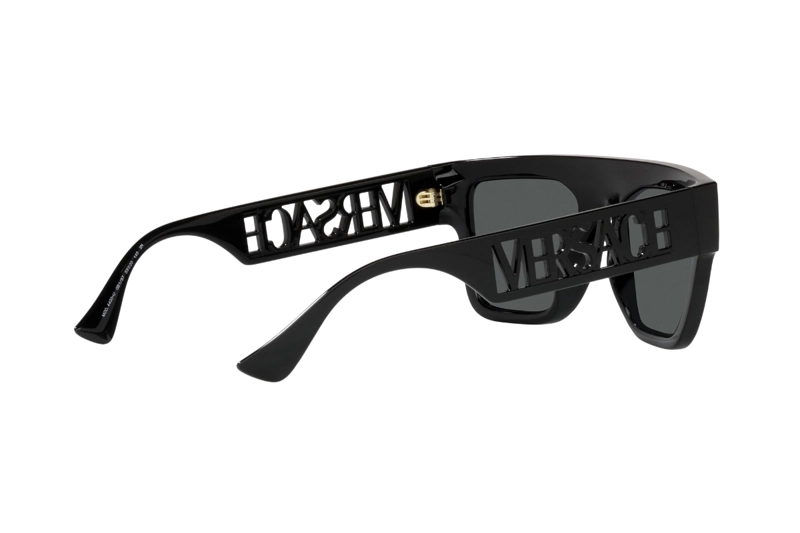 LENTES SOL VERSACE 90S VINTAGE LOGO NEGRO - 9