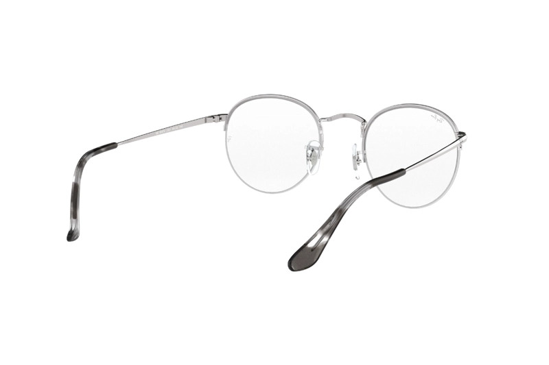 LENTES OPTICOS ROUND GAZE GRIS RAY-BAN OPTICAL - 8