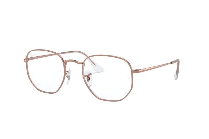 LENTES RAY-BAN ÓPTICOS HEXAGONAL ROSADO ÓPTICAL - 2