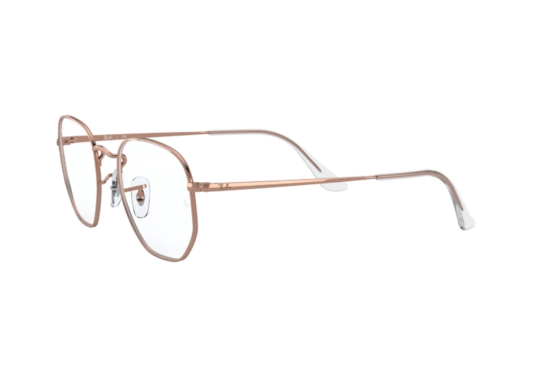 LENTES RAY-BAN ÓPTICOS HEXAGONAL ROSADO ÓPTICAL - 3