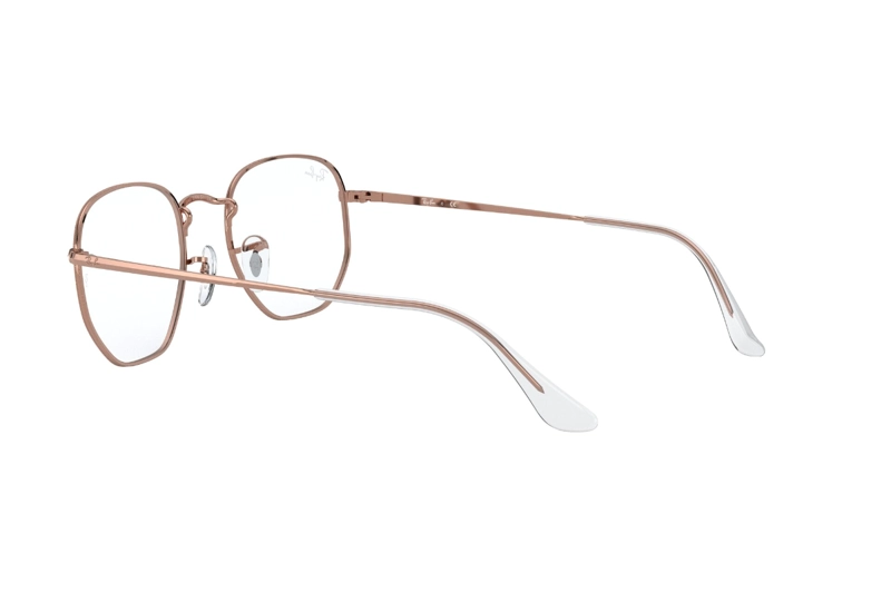LENTES RAY-BAN ÓPTICOS HEXAGONAL ROSADO ÓPTICAL - 5