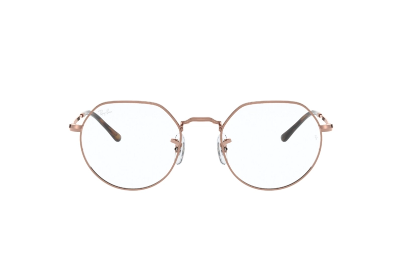 LENTES RAY-BAN ÓPTICOS JACK DORADO ÓPTICAL - 1
