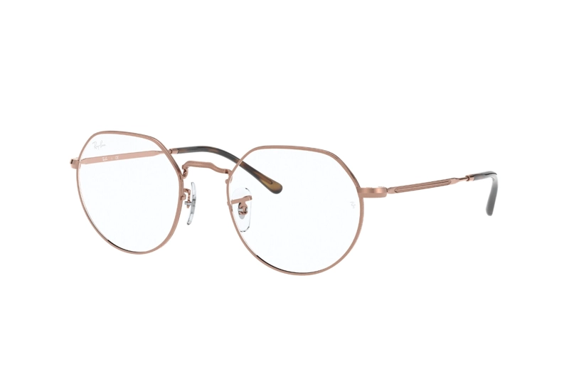LENTES RAY-BAN ÓPTICOS JACK DORADO ÓPTICAL - 2