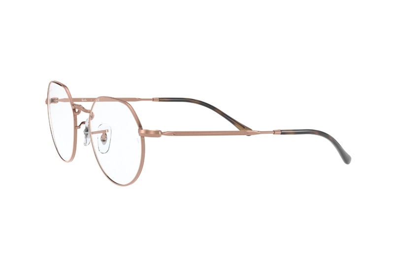 LENTES RAY-BAN ÓPTICOS JACK DORADO ÓPTICAL - 3
