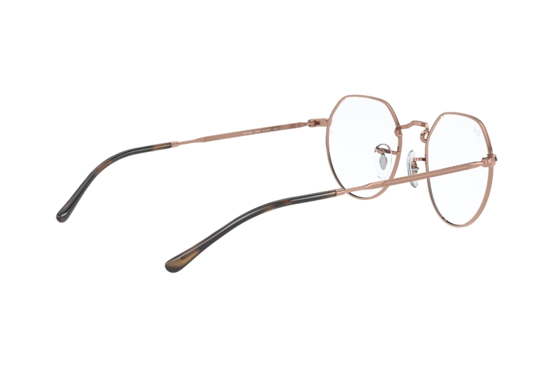 LENTES RAY-BAN ÓPTICOS JACK DORADO ÓPTICAL - 9
