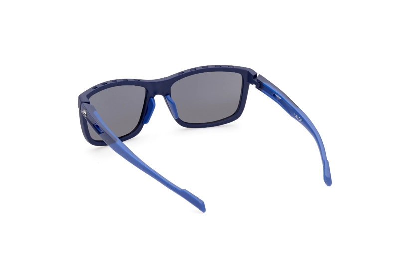 LENTES SOL ADIDAS MATTE BLUE ESPEJADOS SPORT - 4