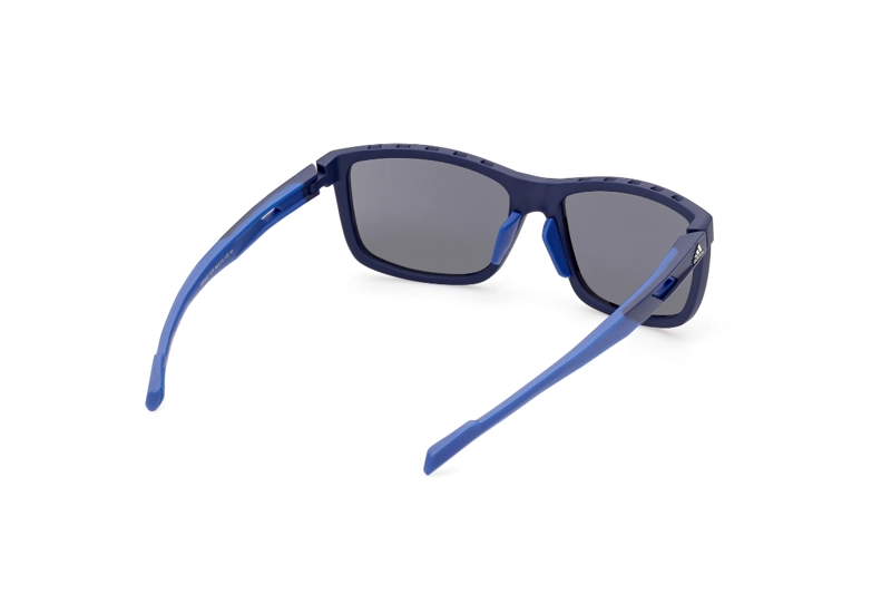 LENTES SOL ADIDAS MATTE BLUE ESPEJADOS SPORT - 6