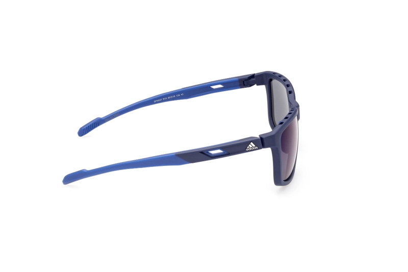 LENTES SOL ADIDAS MATTE BLUE ESPEJADOS SPORT - 7