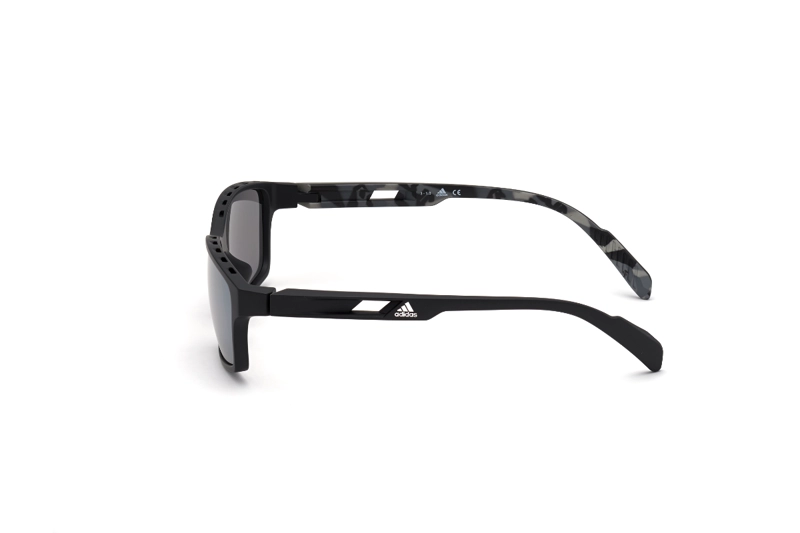 LENTES SOL ADIDAS MATTE BLACK ESPEJADOS SPORT - 3