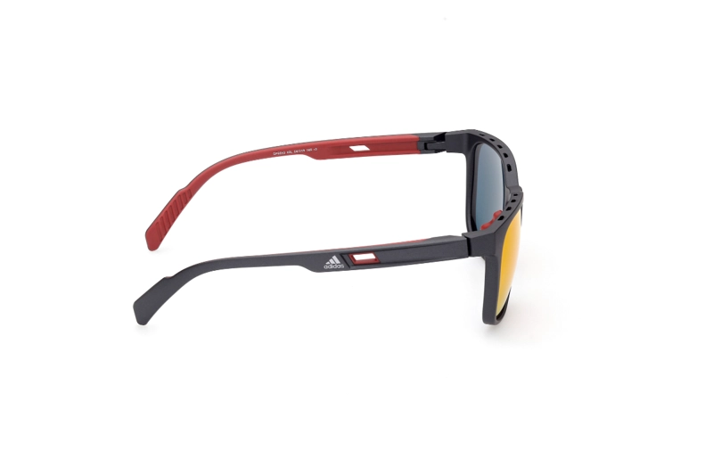 LENTES SOL ADIDAS MATTE BLACK ESPEJADOS SPORT - 7
