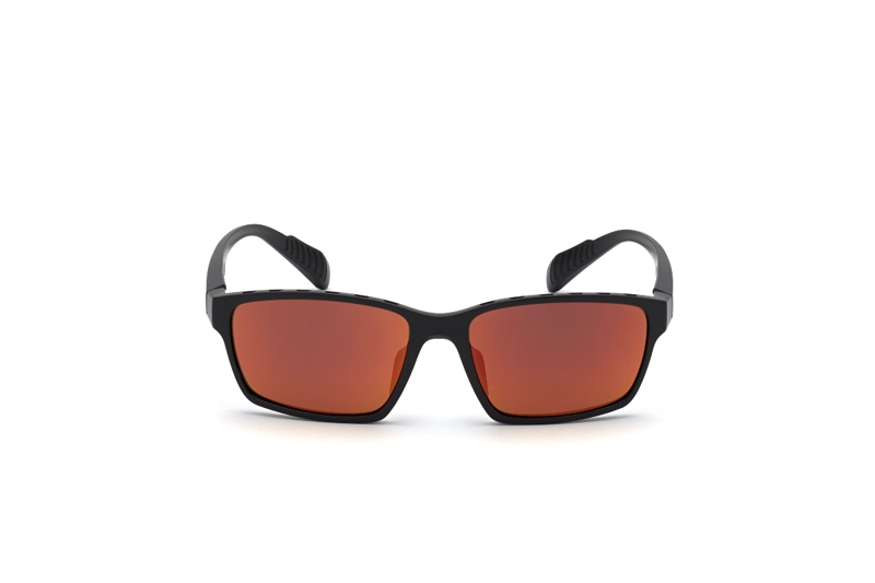 LENTES SOL ADIDAS SHINY BLACK ESPEJADOS SPORT - 1