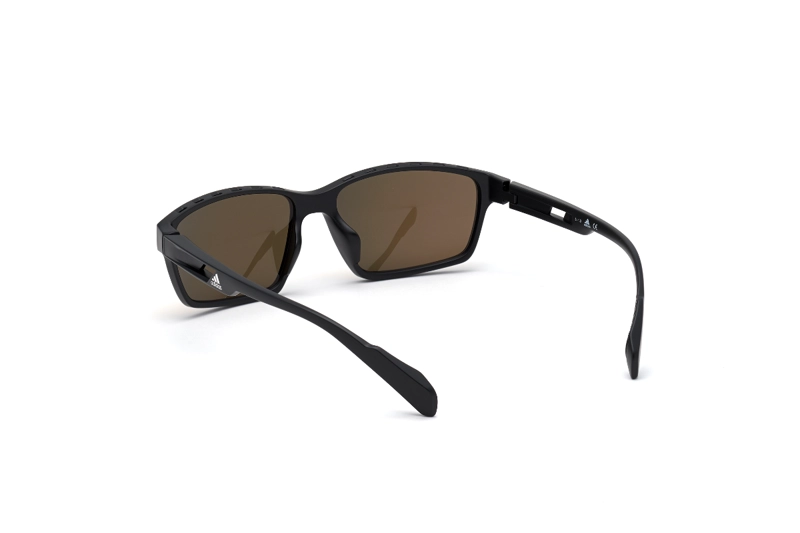 LENTES SOL ADIDAS SHINY BLACK ESPEJADOS SPORT - 4
